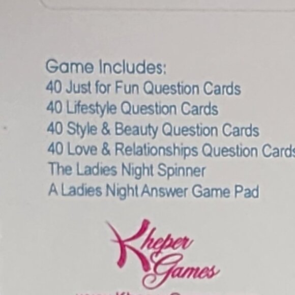 Kheper Games Presents Ladies Night The Game Laugh Gossip Celebrate 160 Cards - Picture 8 of 16